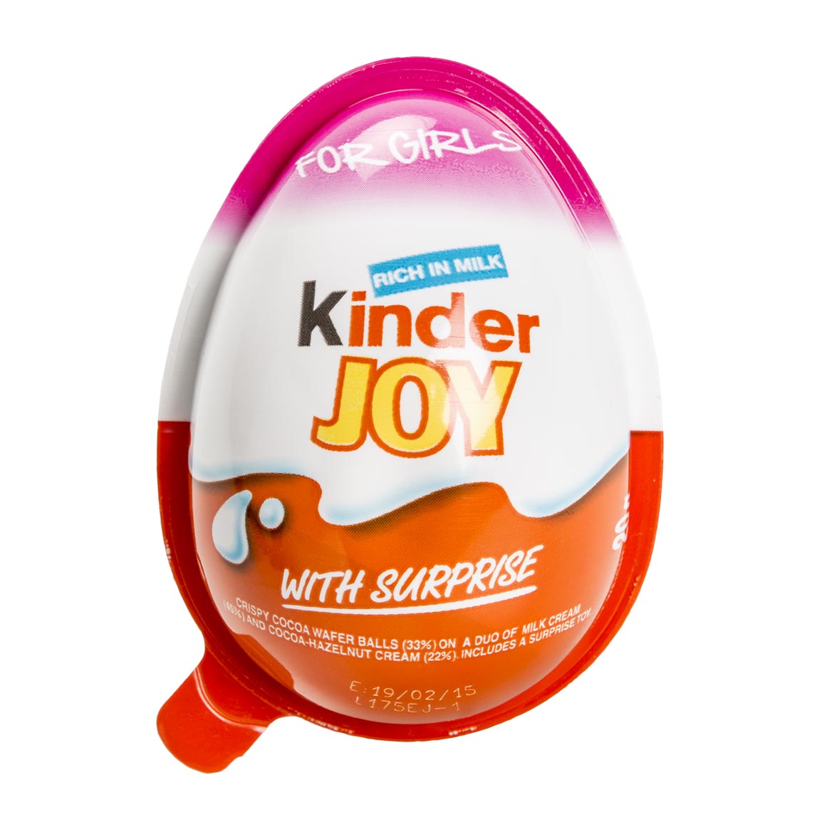 Kinder Joy For Girls With Surprise 20g