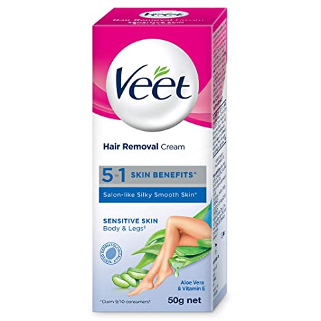 Veet Silk & Fresh Hair Removal Cream Sensitive Skin 50g