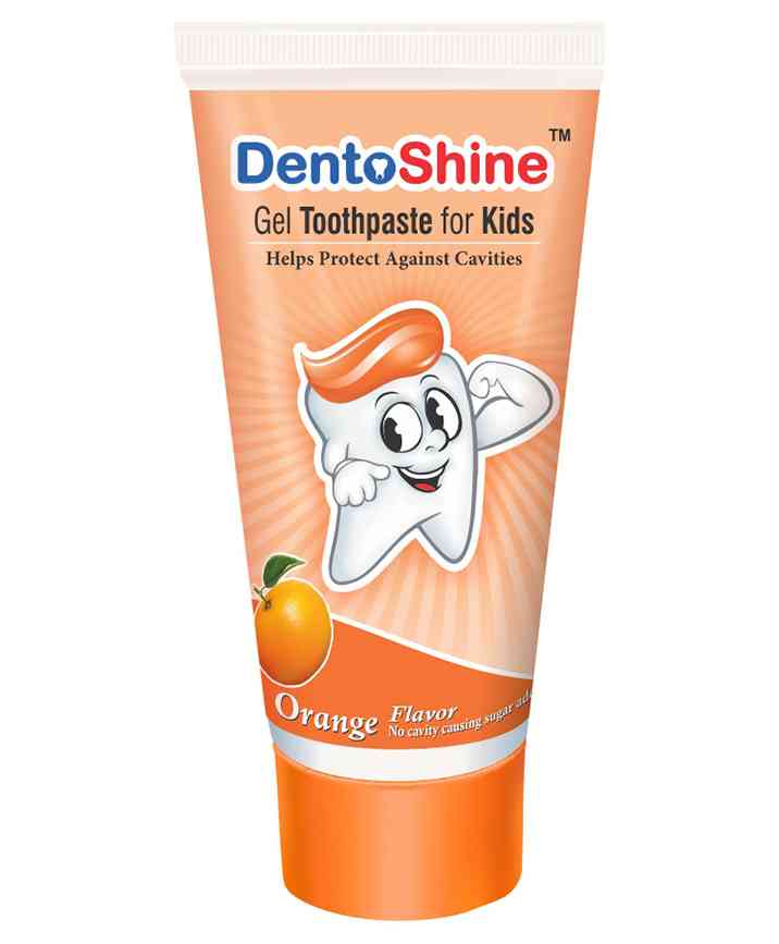 DentoShine Orange Flavoured Gel Toothpaste 80 gm