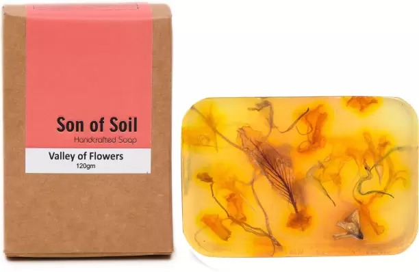 Son Of Soil Valley Of Flowers Handcrafted Soap 120g