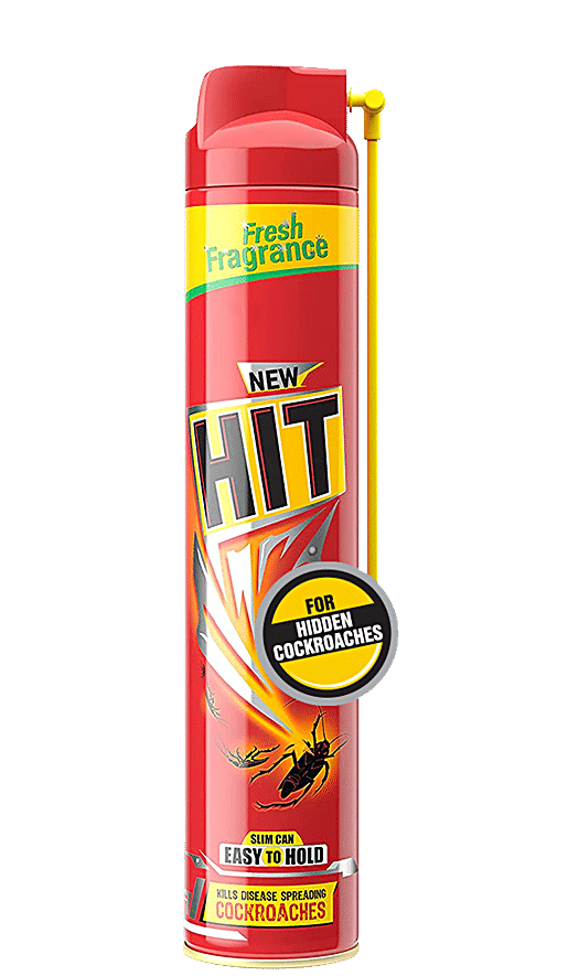 Hit Cockroach Killer Spray 625ml (Red Colour)