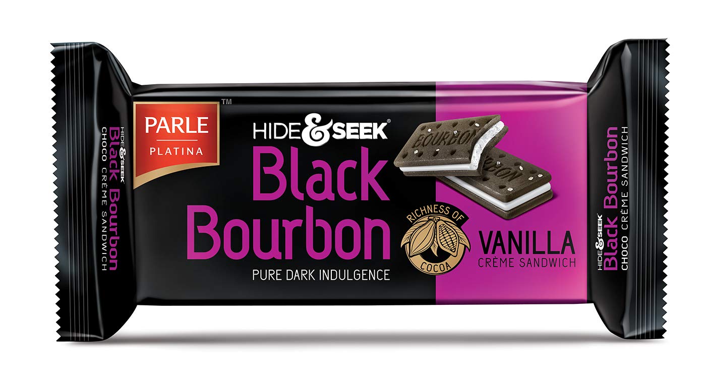 Parle Hide & Seek Black Bourbon Vanilla 100g