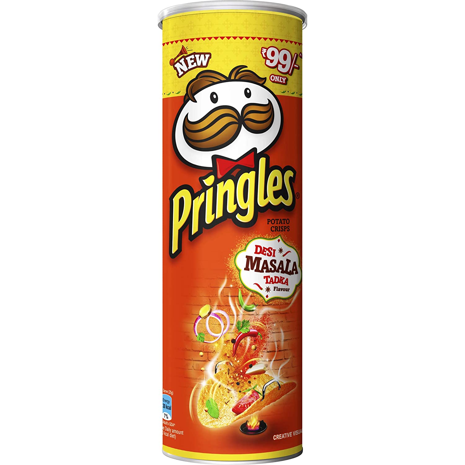 Kelloggs Pringles Desi Masala Tadka 107g