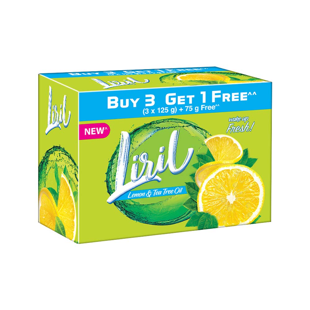 Liril Lemon & Tea Tree Oil Soap 125g Pack Of 3Pcs