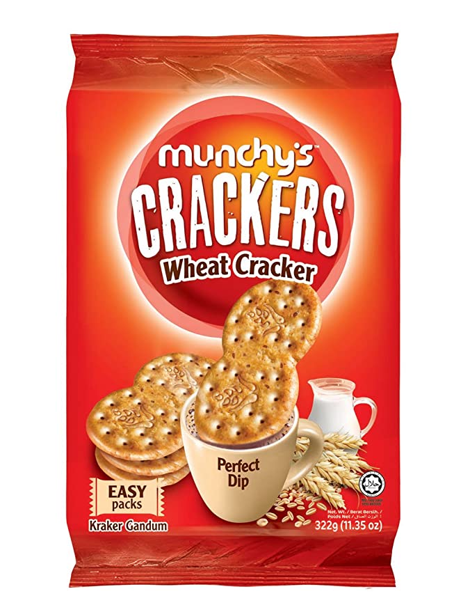 Munchys Wheat Crackers 322g