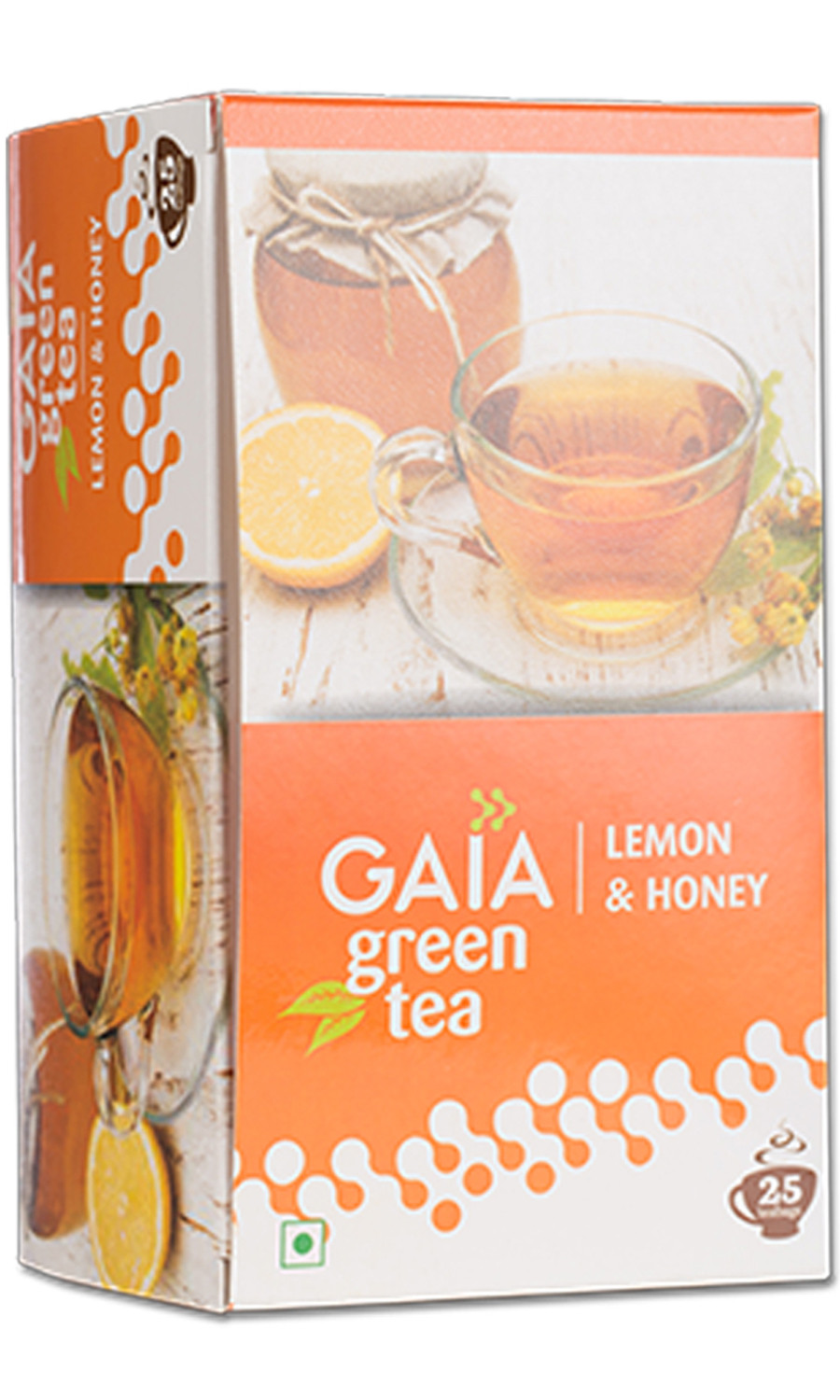 Gaia Lemon & Honey Green Tea 25 Bags