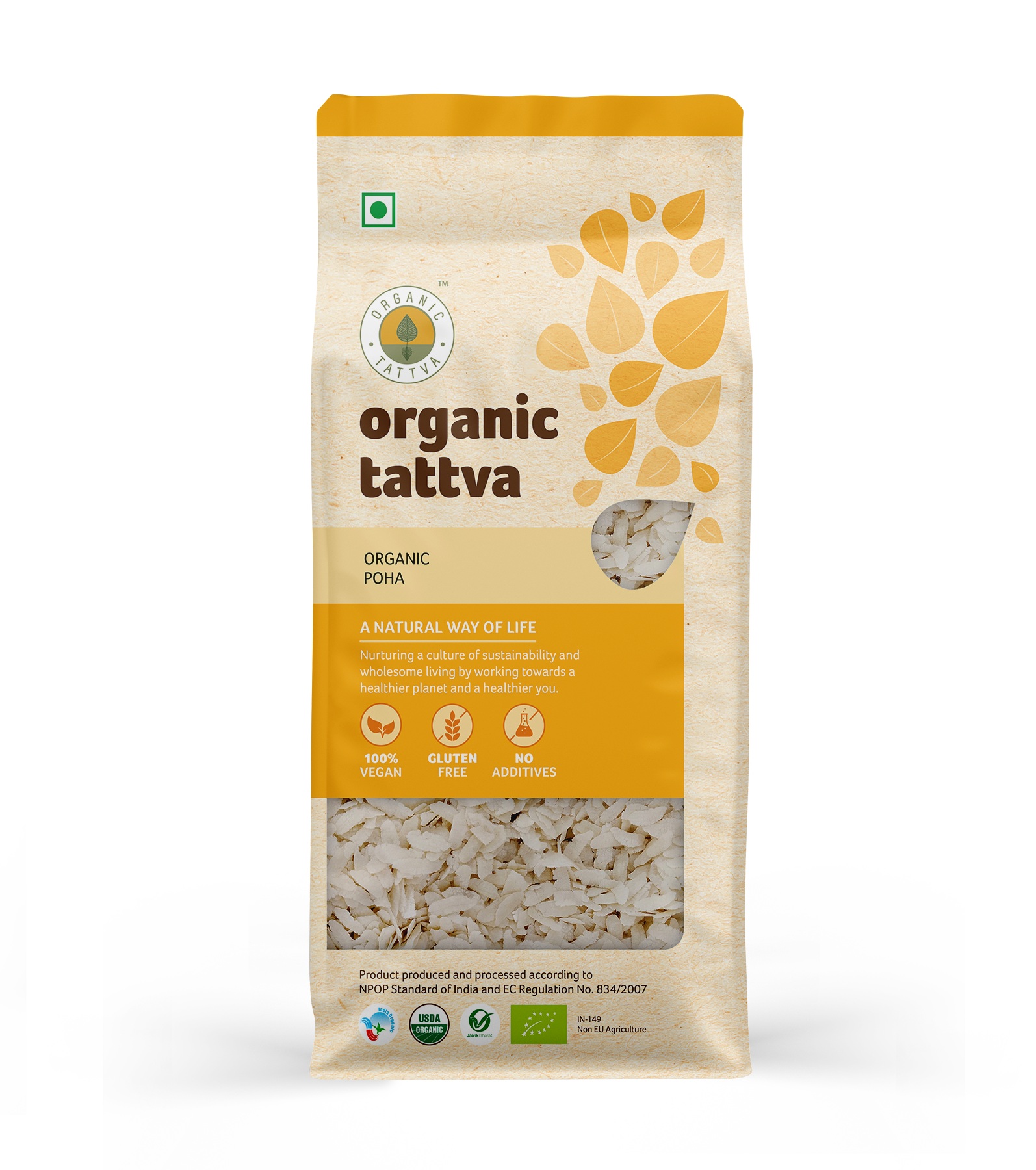 Organic Tattva Poha 500g