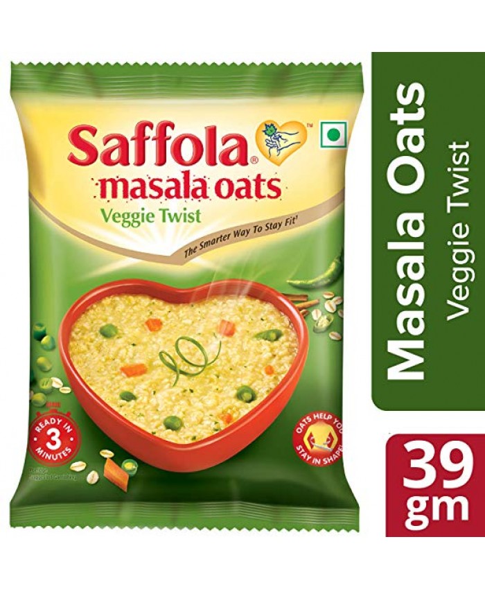 Saffola Masala Oats Veggie Twist 39g