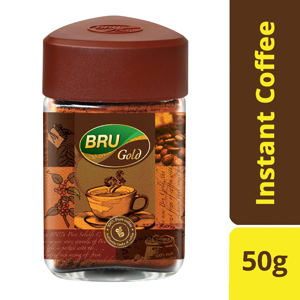 Bru Gold Instant Coffee Jar 50g