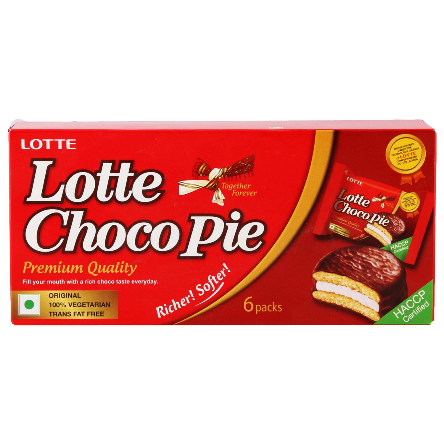 Lotte Choco Pie 6Packs 168g