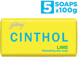 Godrej Cinthol Lime Bath Soap 5x100g