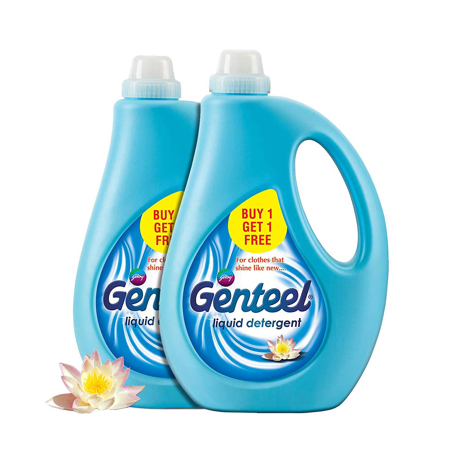 Godrej Genteel Liquid Detergent 1kg Combo Pack