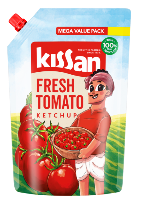 Kissan Fresh Tomato Ketchup 850g Doy Pack