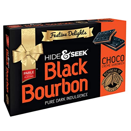 Parle Hide & Seek Black Bourbon Choco Biscuit 300g