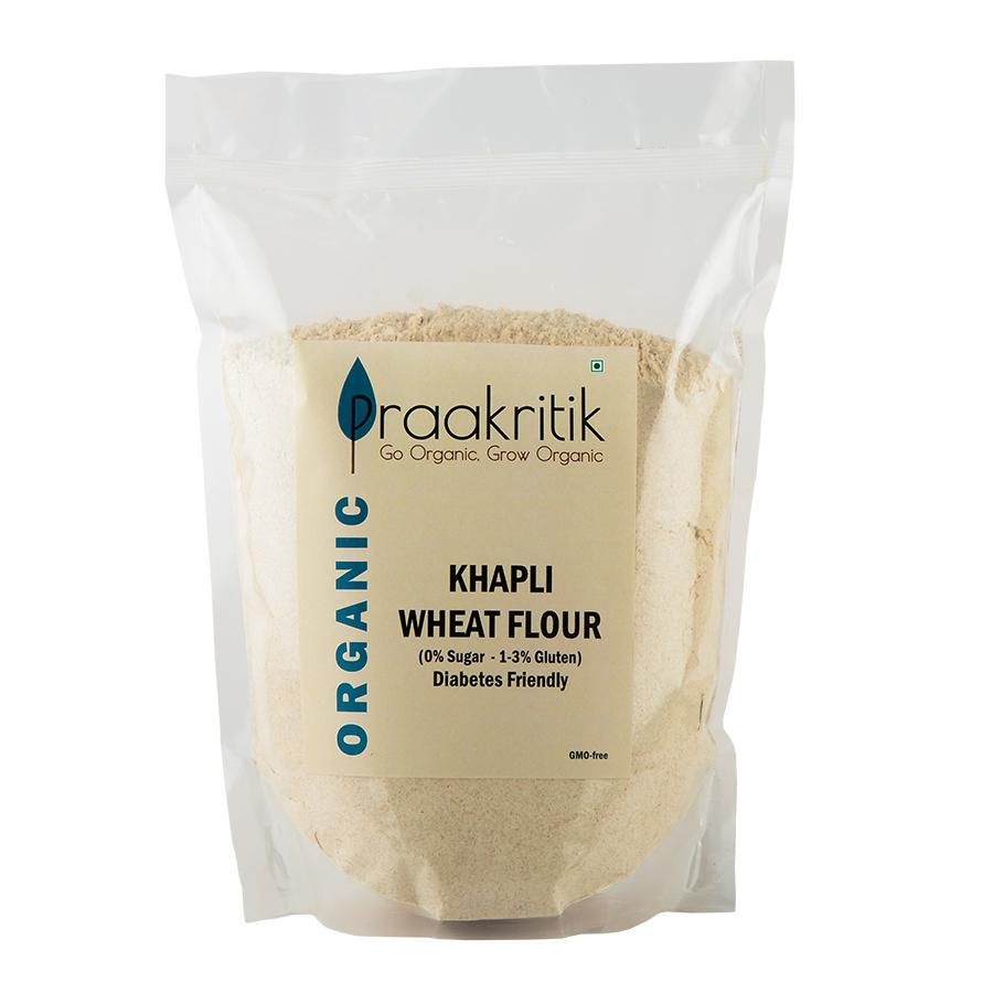 Praakritik Organic Khapli Wheat Flour 1Kg