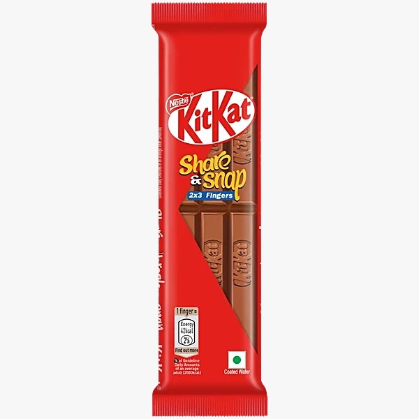 Nestle Kitkat Share & Snap Chocolate 2x3 Fingers 28.5g
