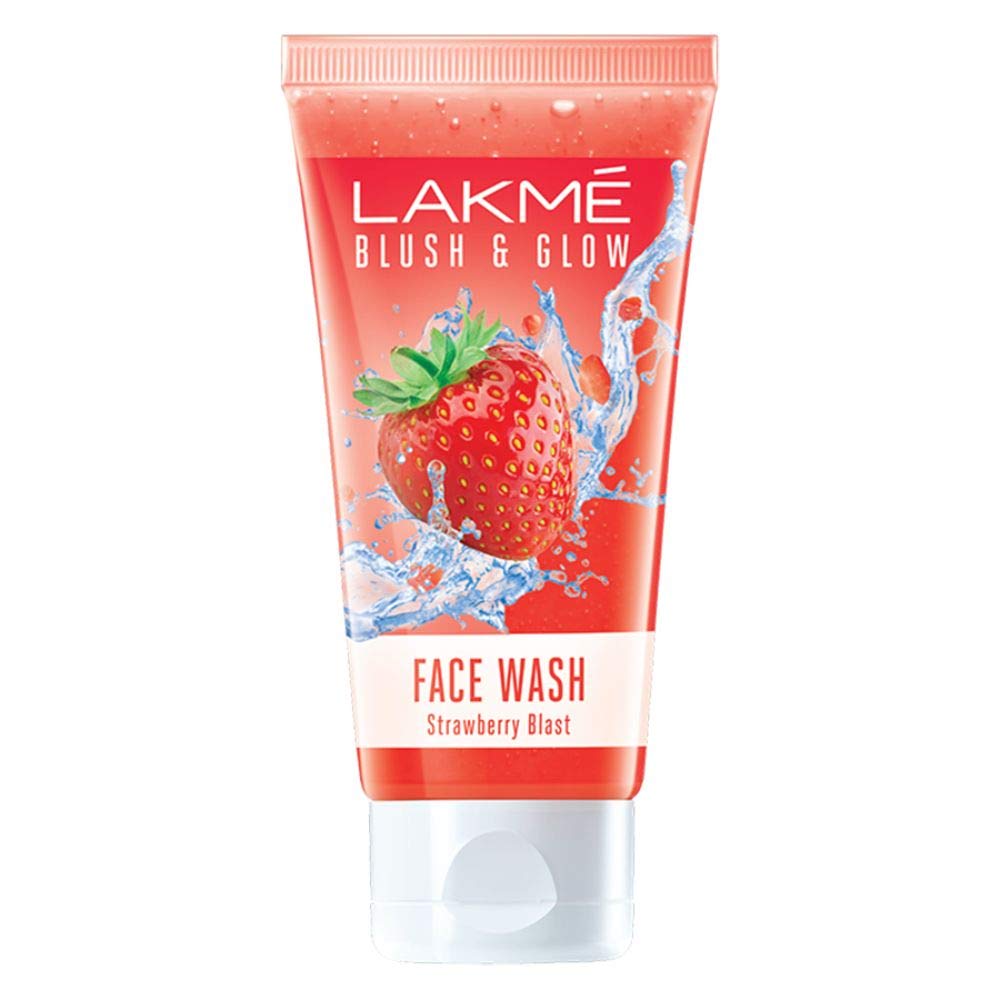 Lakme Blush & Glow Strawberry Blast Face Wash 50g