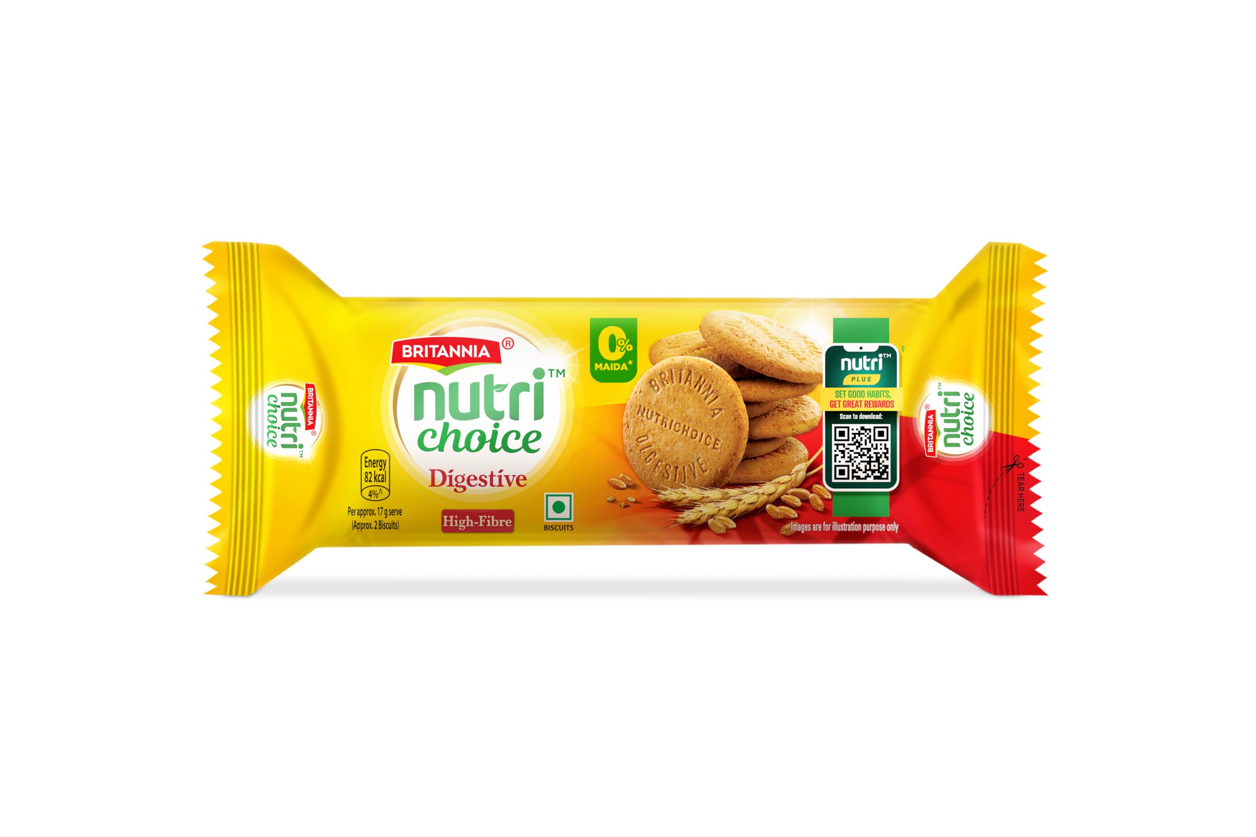 BritBritannia Nutri Choice Digestive Biscuit 120g