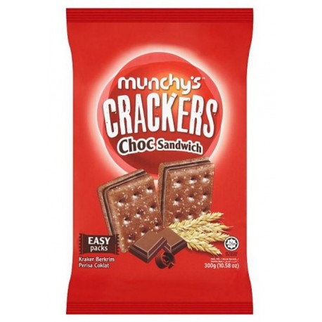 Munchys Choc Sandwich Crackers 300g