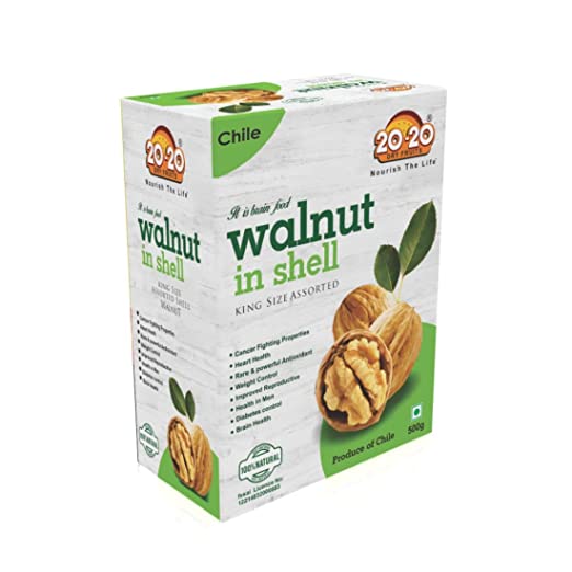 20-20 Walnut In Shell 500g