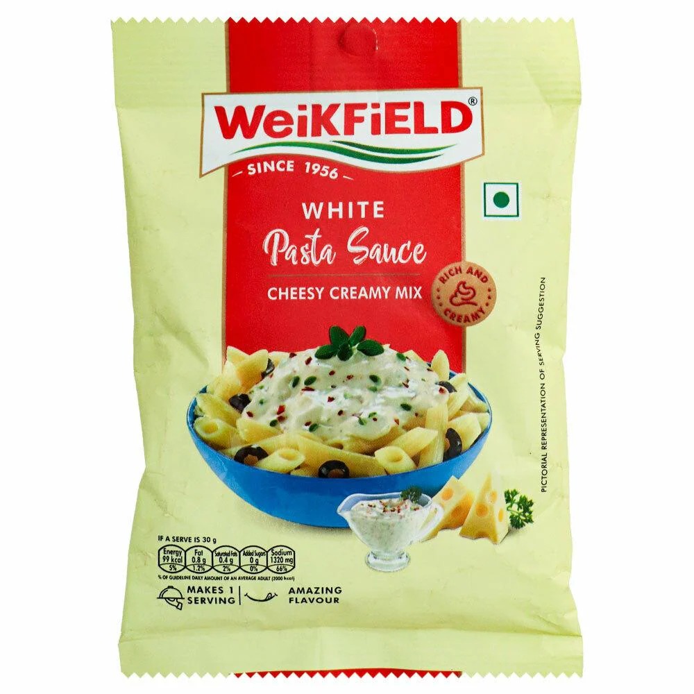 Weikfield White Pasta Sauce Cheesy Creamy 25g