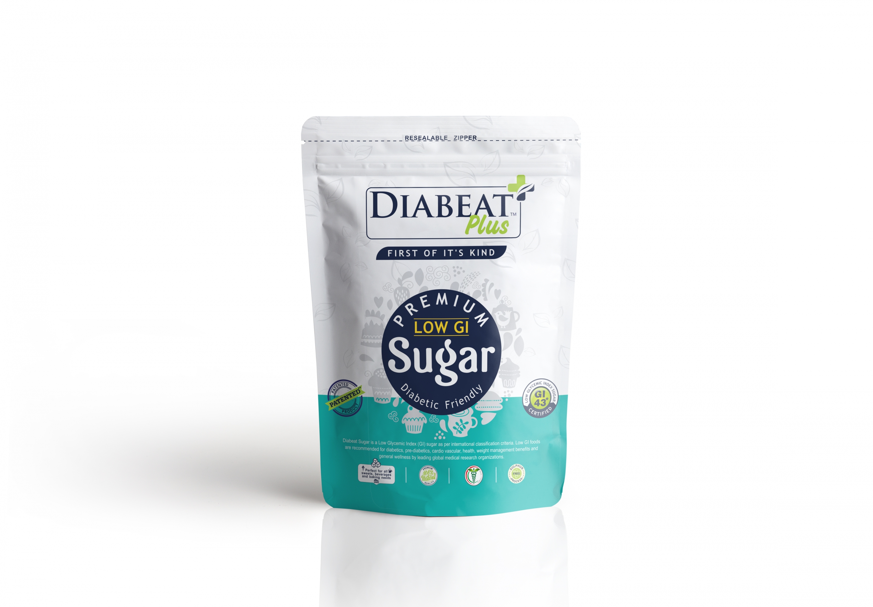 Diabeat Plus Low Gi Herbal Sugar 500G