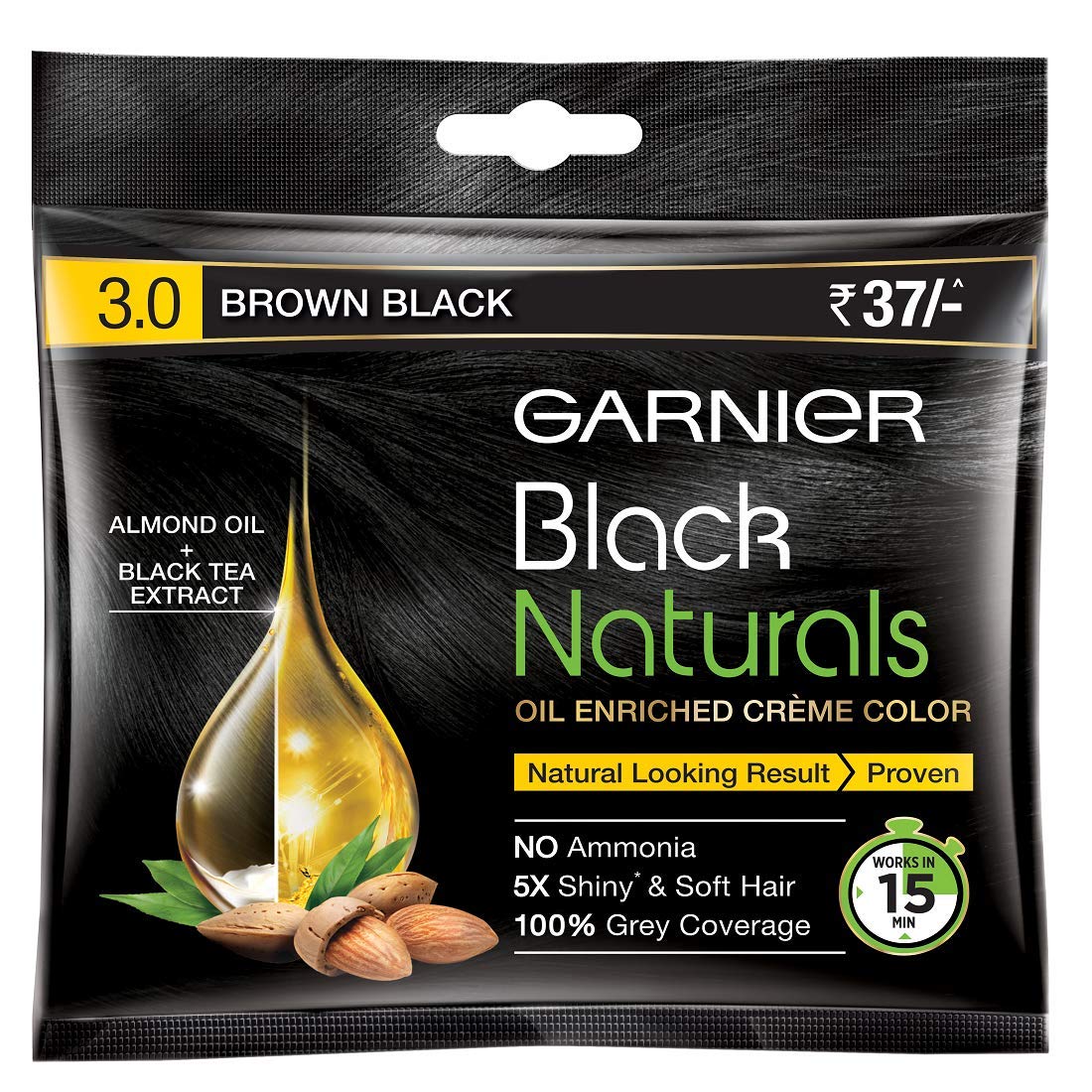 Garnier Black Naturals Hair Color Shade 3 20g+20ml