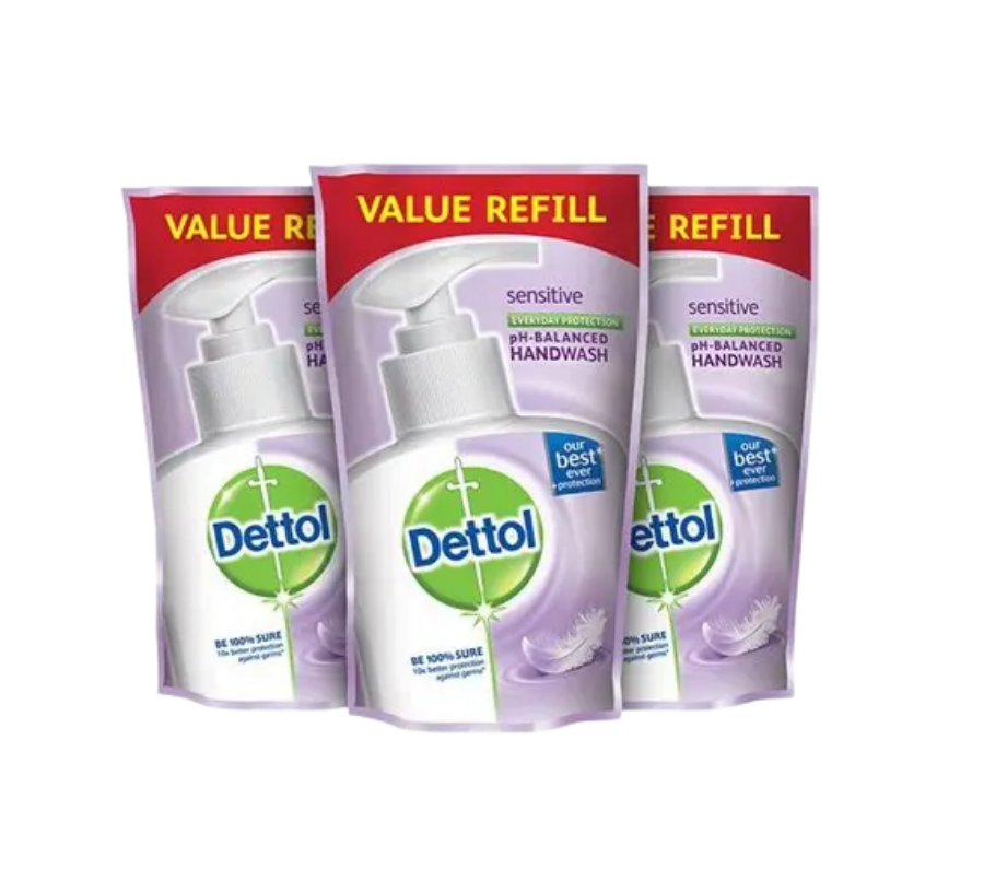 Dettol Sensitive Liquid Handwash 3x175ml