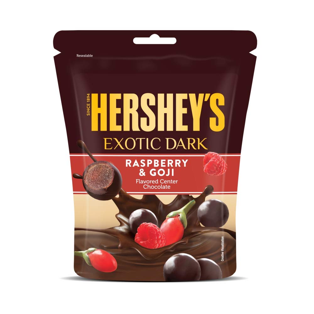 Hersheys Exotic Dark Chocolate Raspberry & Goji 100g