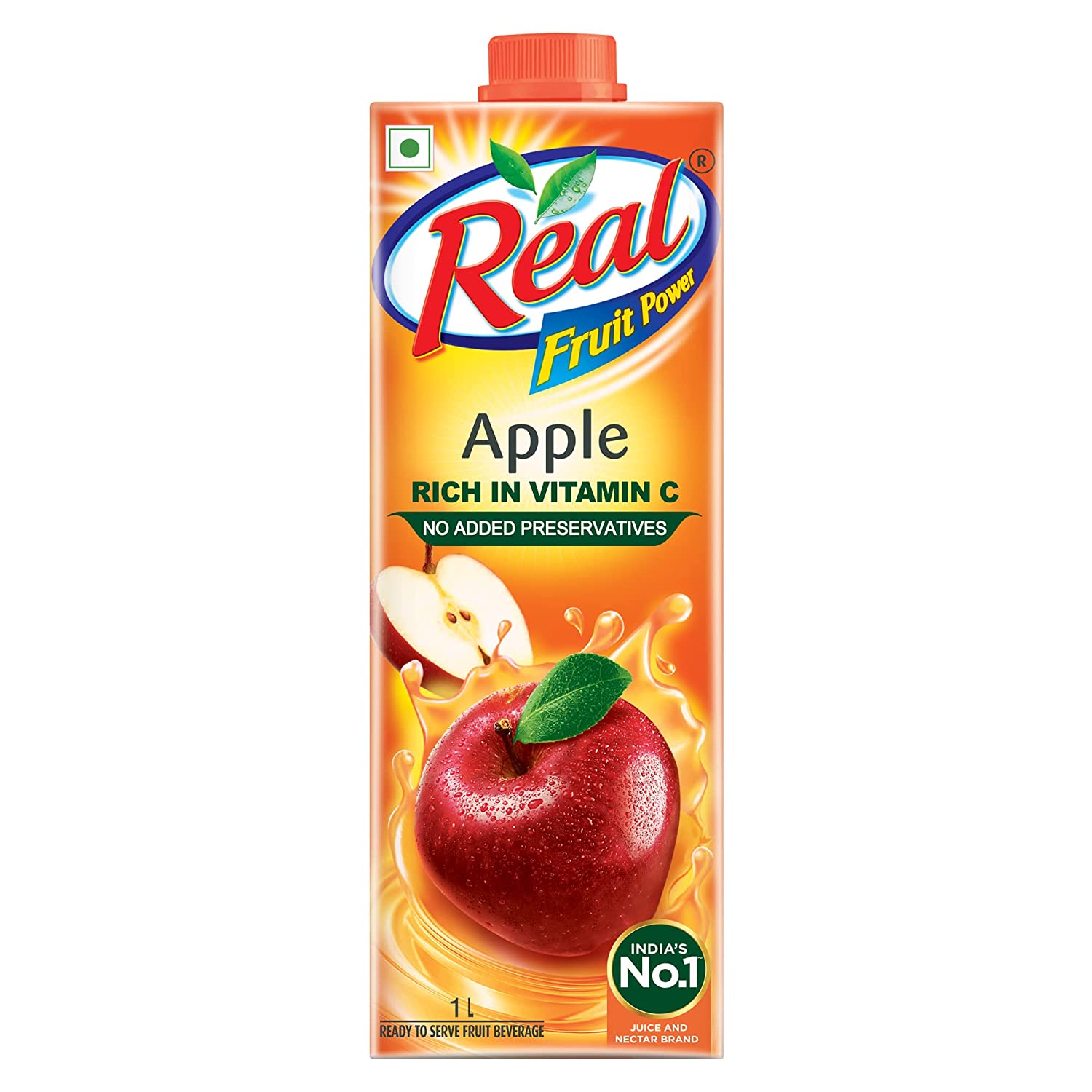 Real Apple Nectar Juice 1Ltr