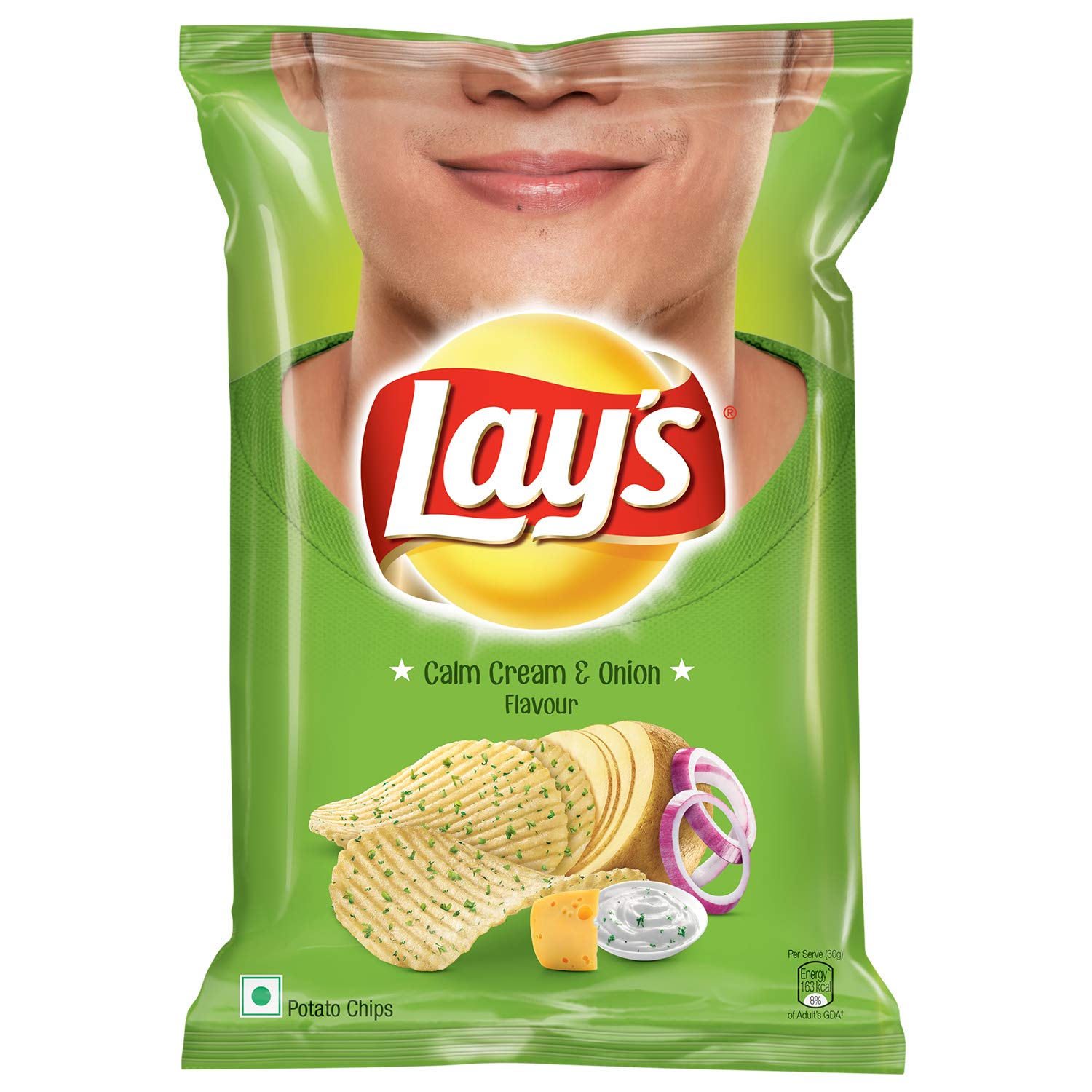 Lays American Style Cream And Onion Potato Chips 50g