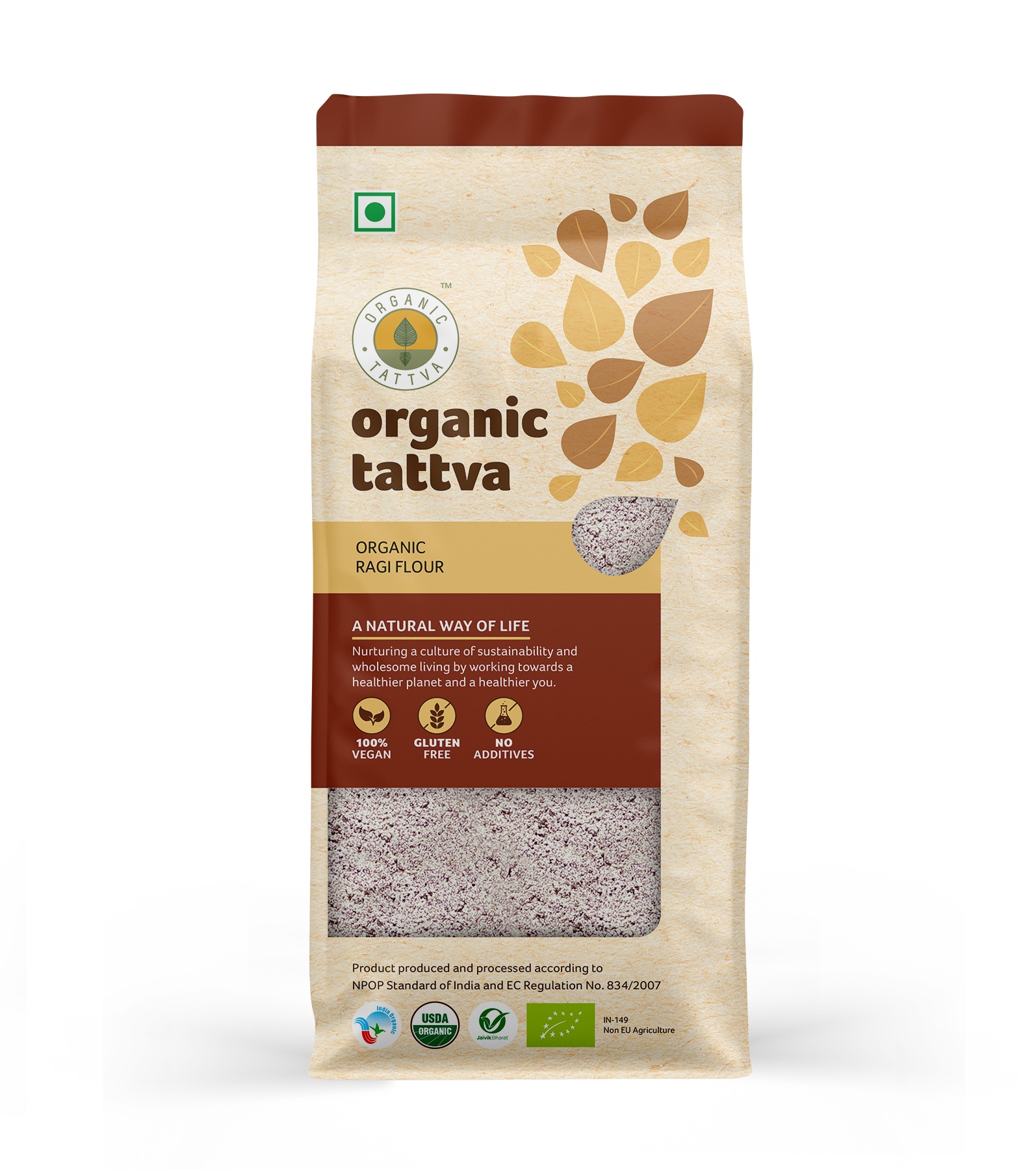 Organic Tattva Ragi Flour 500g