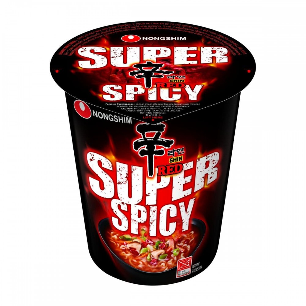 Nongshim Super Spicy Shin Cup 68g