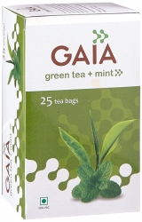 Gaia Green Tea Mint 25 Bags