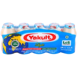 Yakult Light Probiotic Drink 339g Pack Of 5Pcs