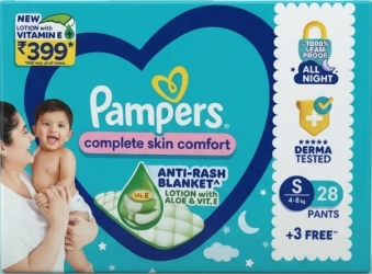 Pampers Complete Skin Comfort S 28 Pants