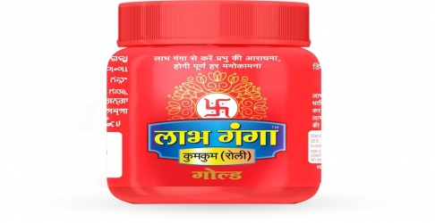 Labhganga Kumkum Gold 50g Jar