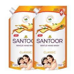 Santoor Classic Gentle Hand Wash 750ml x 2Pcs