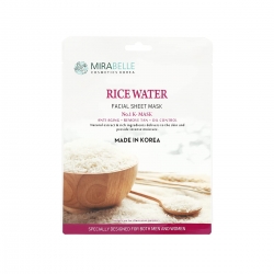 Mirabelle Rice Water Facial Sheet Mask 1Pcs