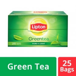 Lipton Pure & Light Green Tea Bags 25 Bags