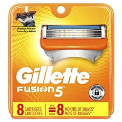 Gillette Fusion 5 Power Shaving Razor Blades 8 Cart