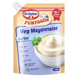 FunFoods Veg Mayonnaise De Lite 750g