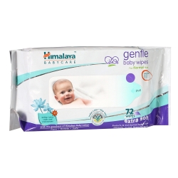 Himalaya Gentle Baby Wipes Extra Soft 72pcs