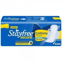 Stayfree Secure Cottony Soft Regular 18Pcs