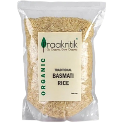 Praakritk Organic Traditional Basmati Rice 1Kg