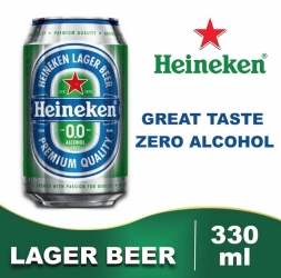 Heineken 0.0 Alcohol Free Drink Can 330ml
