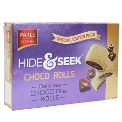 Parle Hide & Seek Choco Rolls 250g