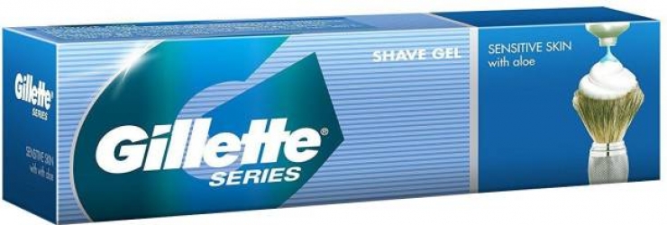 Gillette Sensitive Skin With Aloe Shave Gel 60g