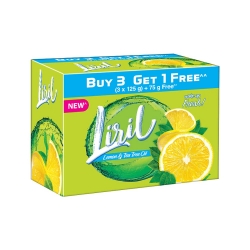 Liril Lemon & Tea Tree Oil Soap 125g Pack Of 3Pcs