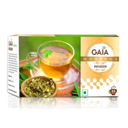 Gaia Green Tea Moringa Infusion 25 Bags